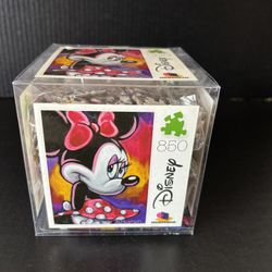 New Minnie Mouse 850 Piece Puzzle And Art Poster Brainwright 