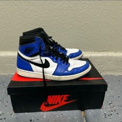 Royal Blue High Top Jordans Men
