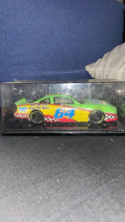 NASCAR #64 Visa Die-Cast Race Car in Display Case