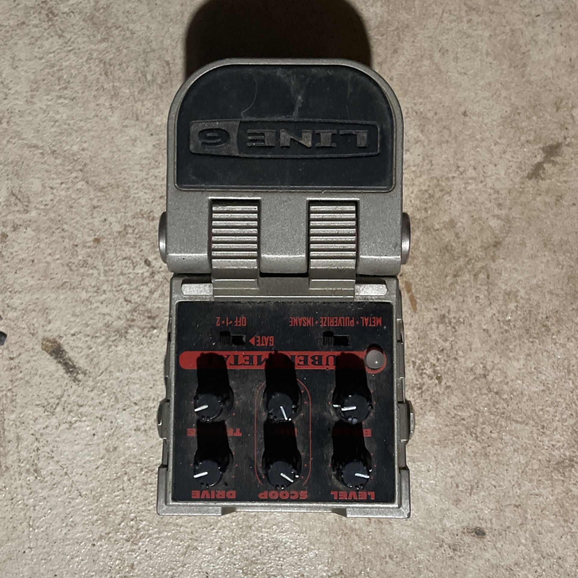 Uber Metal Guitar Distortion Pedal Line 6