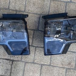 09-14 F150 Smoked Headlights FX2 FX4 Limited Harley Davidson
