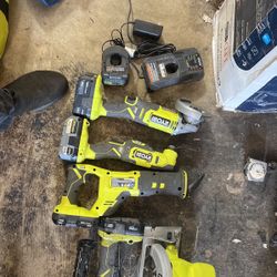 Ryobi 18 V Plus One Tool Set