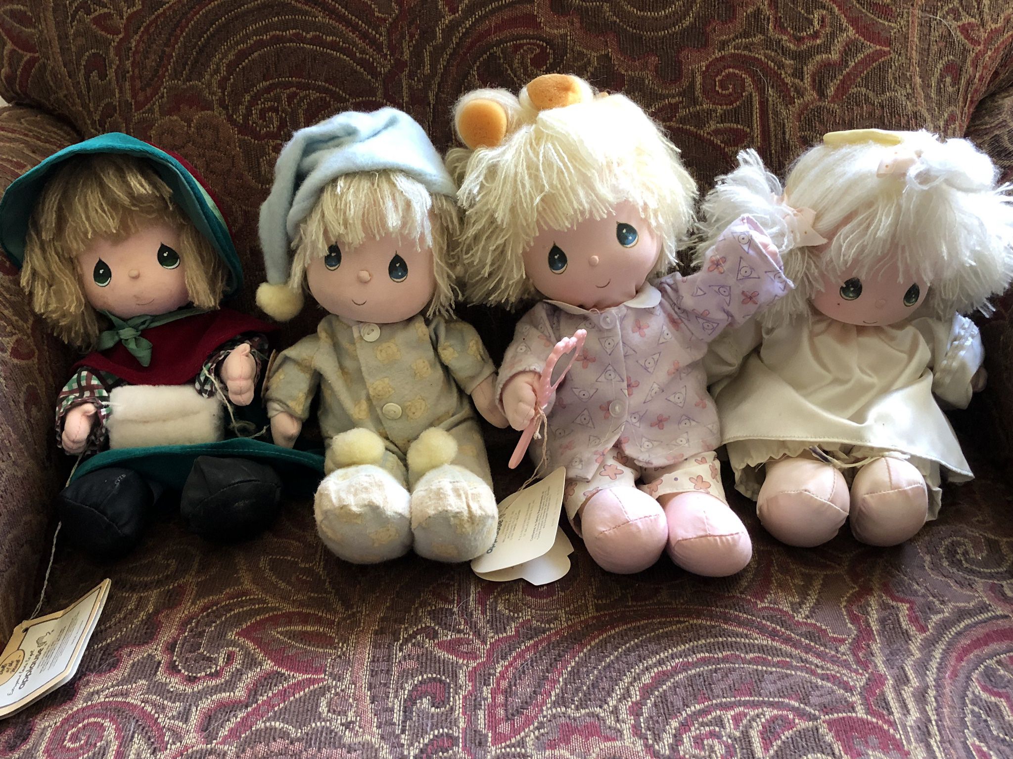 Vintage Precious Moments Dolls - Three are Wind-up Musical 