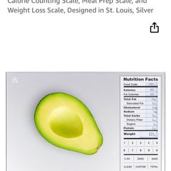 Nutrition Facts Food Scale 