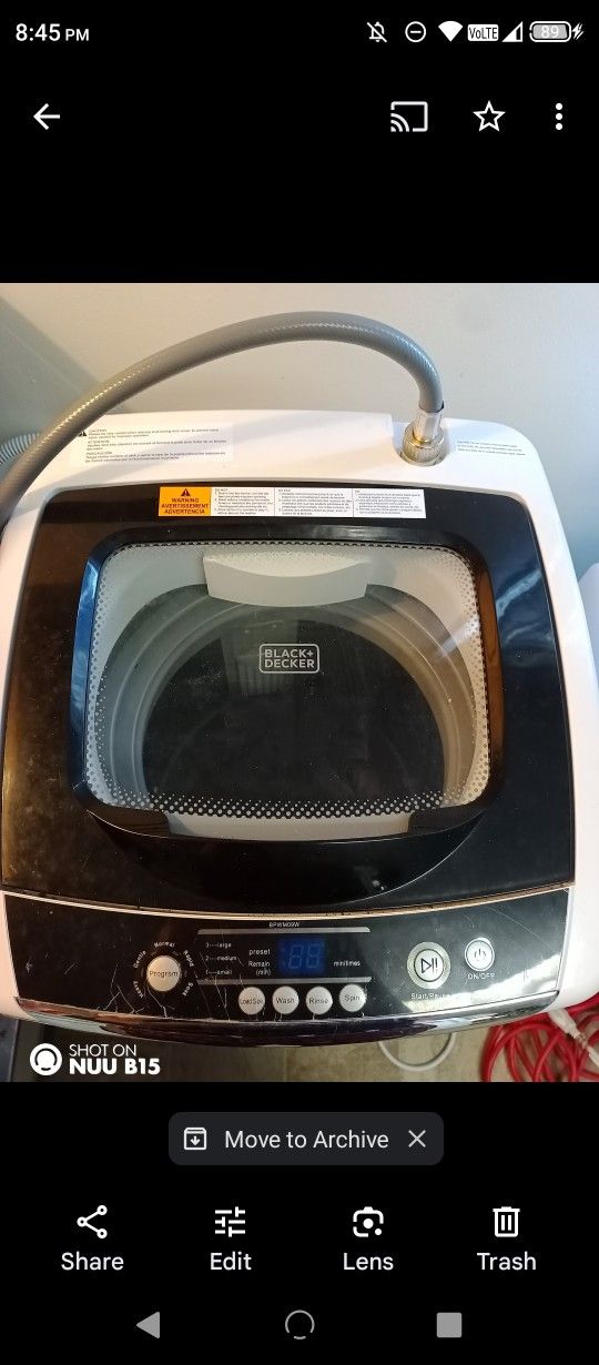 Black And Decker Portable Washer