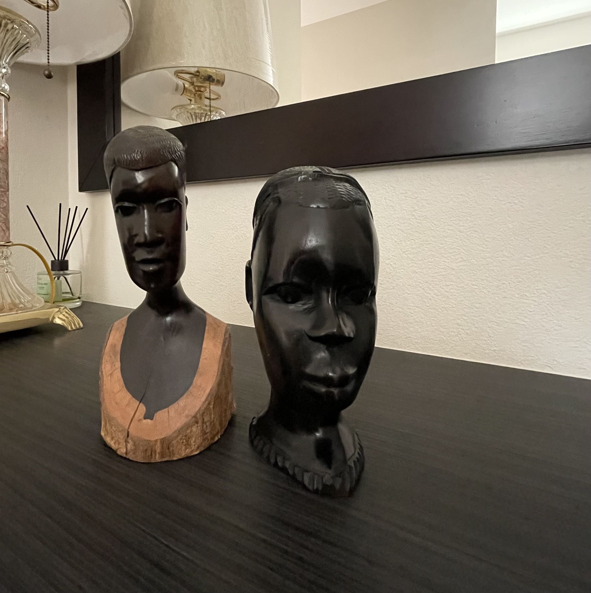 Sculpture Black African Bust. 