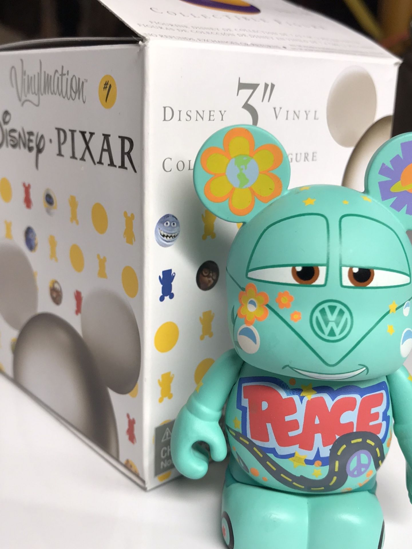 Disney Vinylmation Pixar 3” Series #1 Fillmore Cars Collectible Figure
