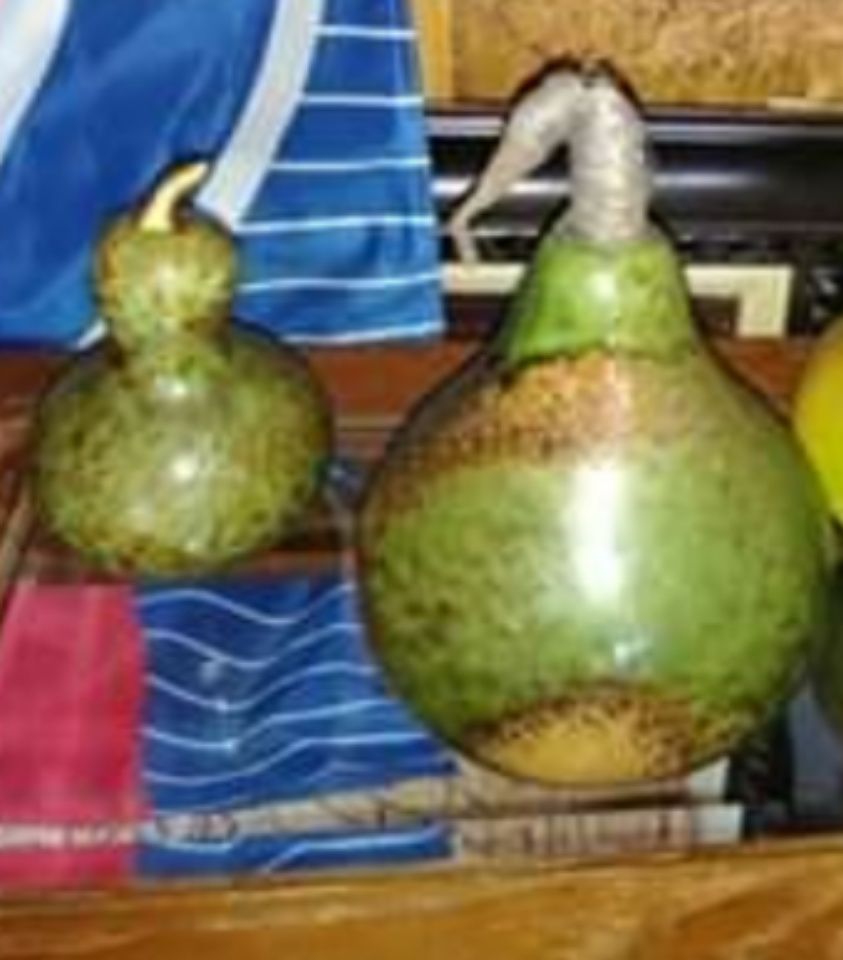 Adorable set of decorative pears