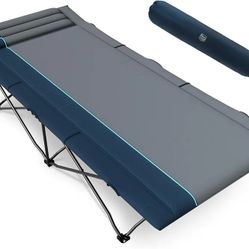 TIMBER RIDGE Extra Wide Heavy Duty Folding Camping Cot