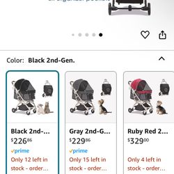 Beautiful Dog Stroller Used Twice 