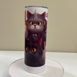 Six Cats Tumblr, For Hot And Cold Drinks, New, (item T207A)