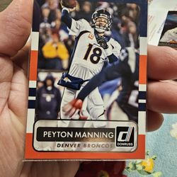 Peyton Manning Terrell Davis Denver Broncos '15 Donruss Football Cards 