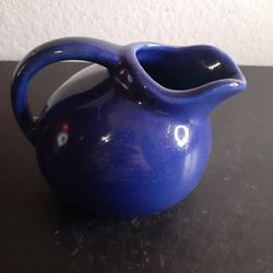 GORGEOUS Blue Hall 5" Ball Mini Pitcher.

