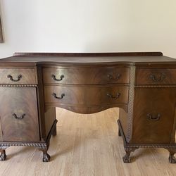 Antique Buffet Table