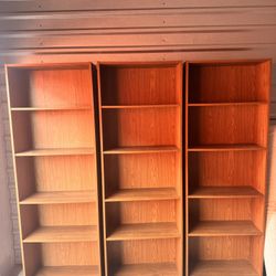 3 Matching Bookshelves 