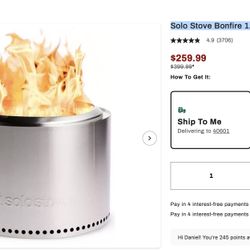 Solo Stove Bonfire 1.0 Firepit