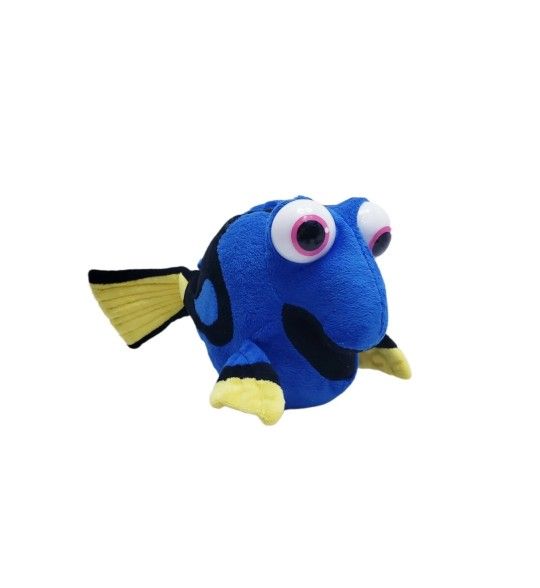 Disney Pixar Finding Dory Plush Coin Piggy Bank 12" Blue Fish Dory Stuffed Toy