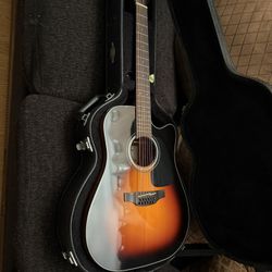 Takamine GD30CE-12 BSB Dreadnought 12 String Acoustic Electric Guitar, Sunburst
