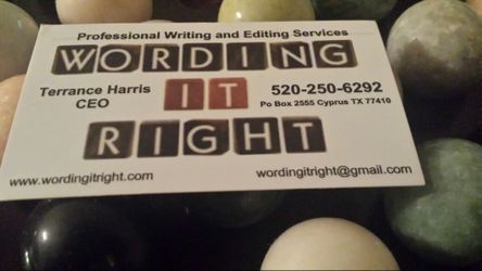Writing and Editing Service