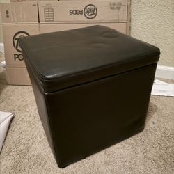 Black Storage Box/Seat