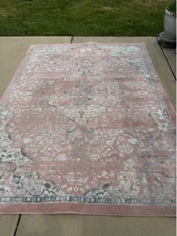 $50 each ,  2 pink rug 7 x 9 hardly used