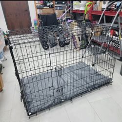 XL CAGE POR PITBULL pastor ALEMAN