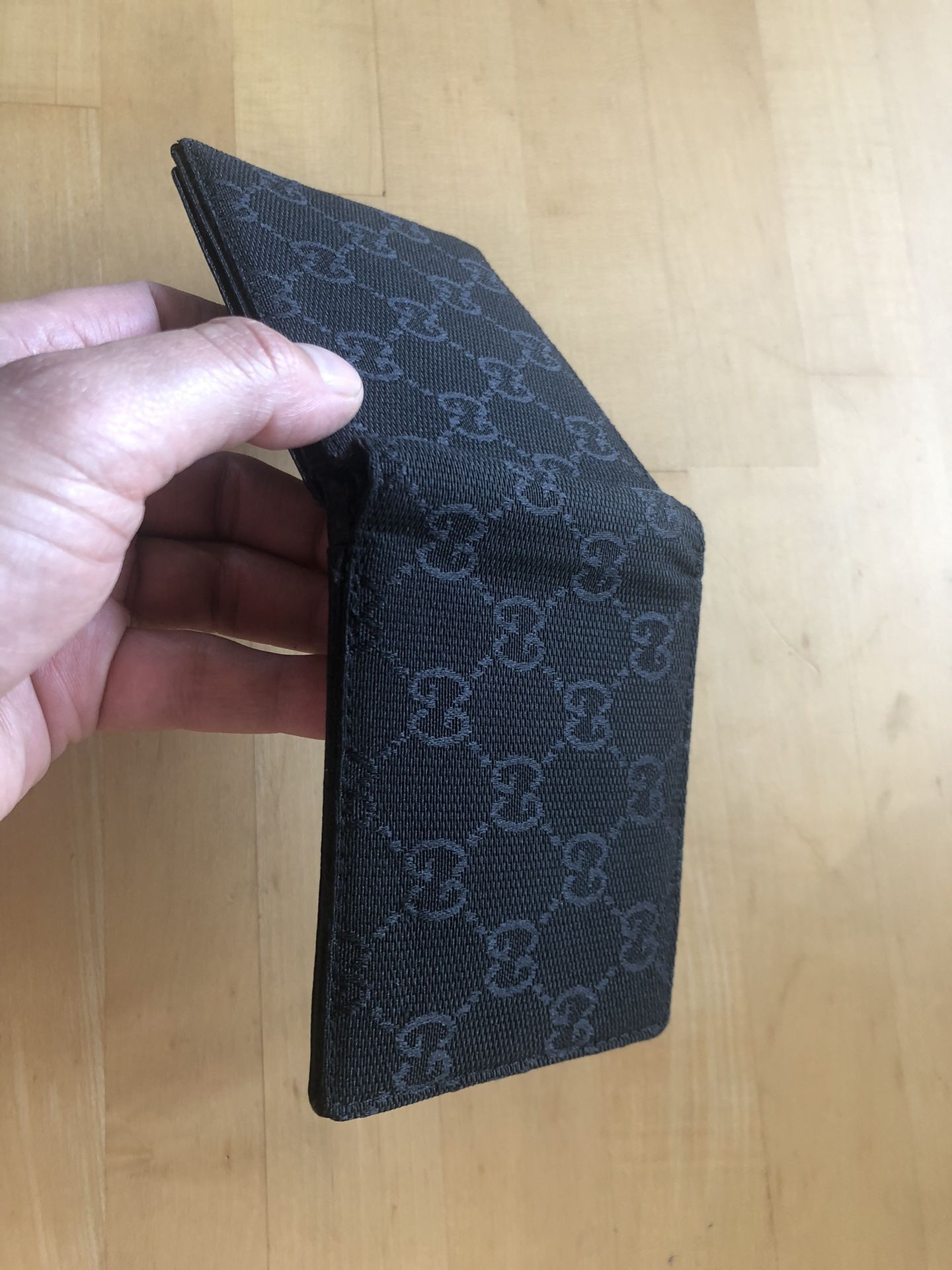 Gucci Black GG Embossed Bifold Wallet REAL + GREAT DEAL 👍🏼