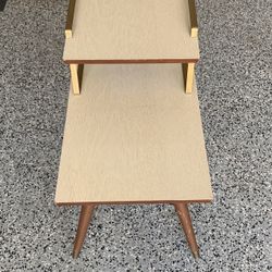 Vintage Mid-Century Modern Two-Tier end table