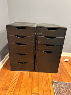 IKEA Alex Drawer side table set