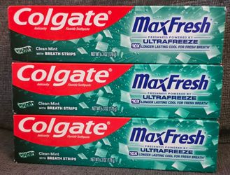(3) Colgate Maxfresh Toothpaste, 6.3 oz each