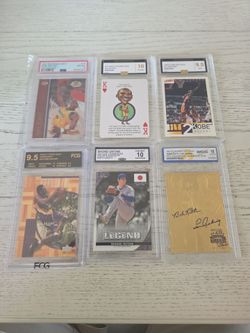 Kobe Bryant Trading Card Slabs