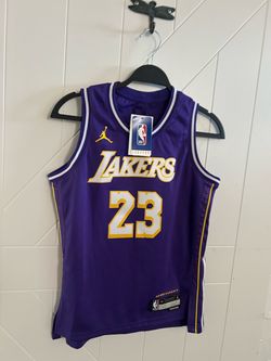 New Lakers #23 Jordan NBA Jersey Size youth size M