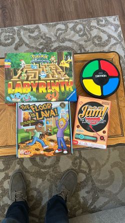 Kids Board Game Lot-4 Games!