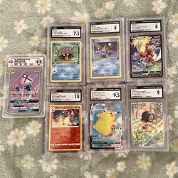 Lot Of Graded Pokemon Cards