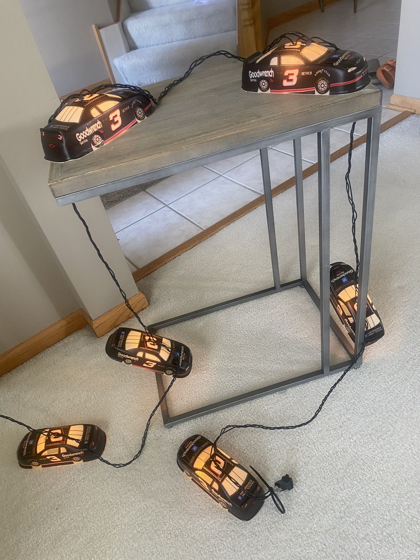 NASCAR NUMBER 3, DALE EARNHARDT 3” party string lights!