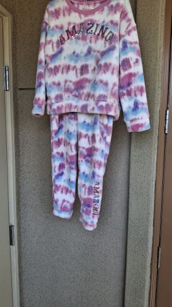 KENSIE GIRL PLUSH TIE DYE SET SIZE 6