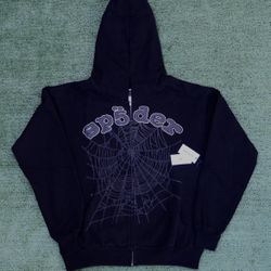 Black Sp5der Zip up🕸️-size S