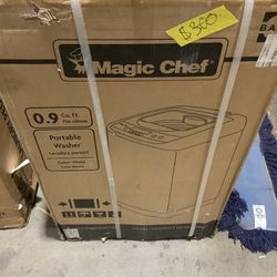 Magic Chef 17.7 in. 0.9 cu. ft. Compact, Portable Top Load Washer Machine in White