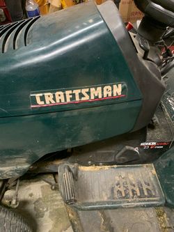 Craftsman riding lawnmower