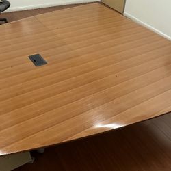 Stunning Wood Top Conference room table 