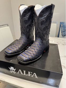Alfa Western “GENGAR” – Square Toe boots