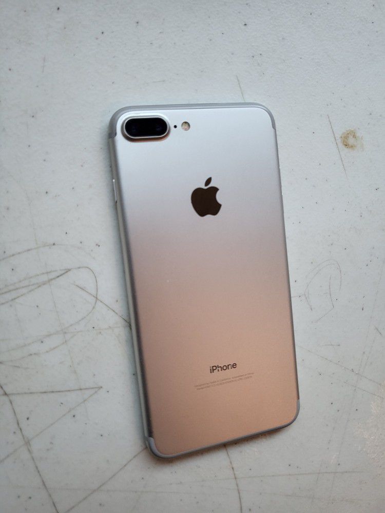 Apple iPhone 7 plus 128 GB T-MOBILE BY METRO PC COLOR SILVER. WORK VERY WELL.PERFECT CONDITION. 