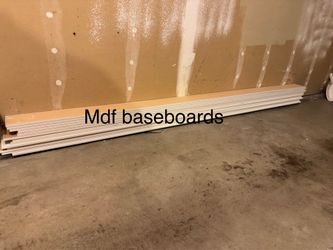 New Primed Mdf Baseboards ( 1/2in By 5in ) Have 88linear   Ft (0.60$ Per Linear Ft) PRICE FIRM