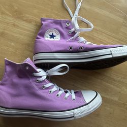 Converse High Tops Purple/lavender  Men’s Size 10 Woman’s Size 12