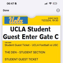 UCLA USC ticket 