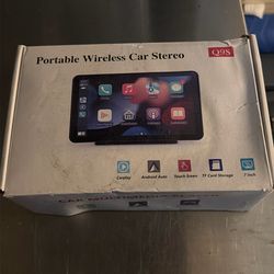 7 Inch Portable Wireless Car Stereo Touch Screen With Backup Camera