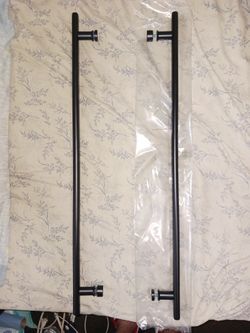 25" Glass Shower Door Bars/Nobs