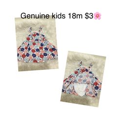 Dress Great Condition For Girl Size 18m 🌸🌸🌸firm Price Dd