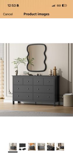 Modern Black Dresser