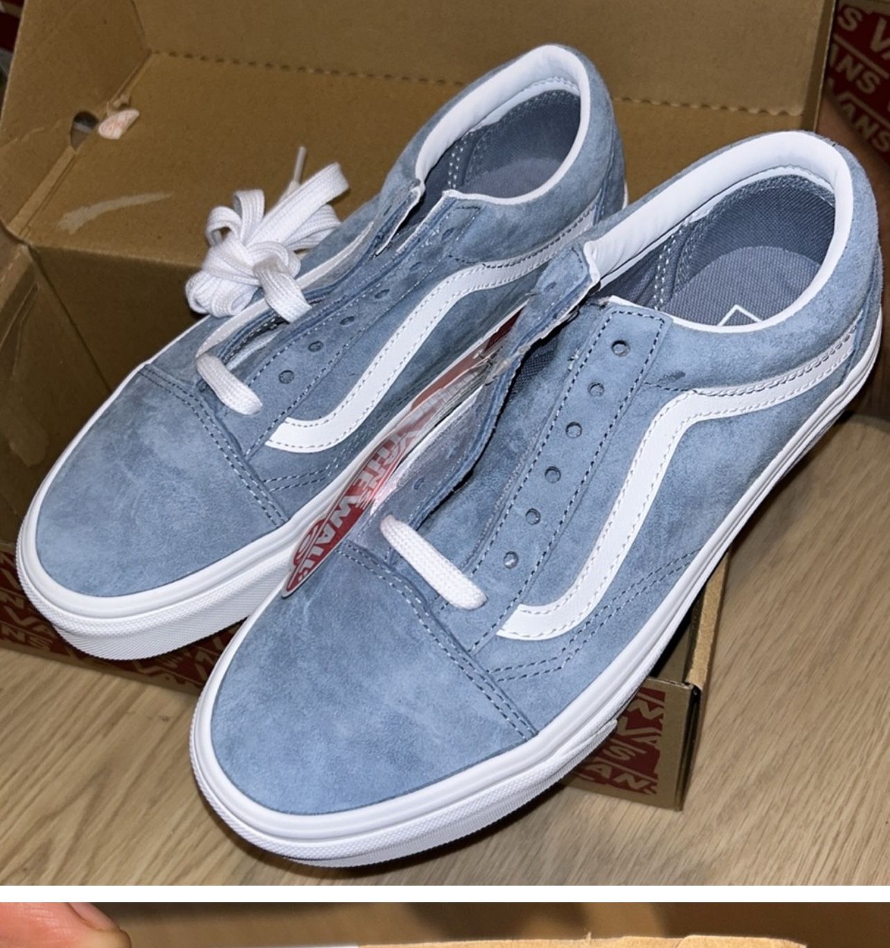 Baby Blue Brand New Vans